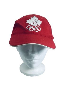 🌺 HBC Red Olympic Baseball Cap with Maple Leaf